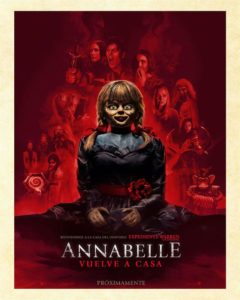 Annabelle vuelve a casa cartel