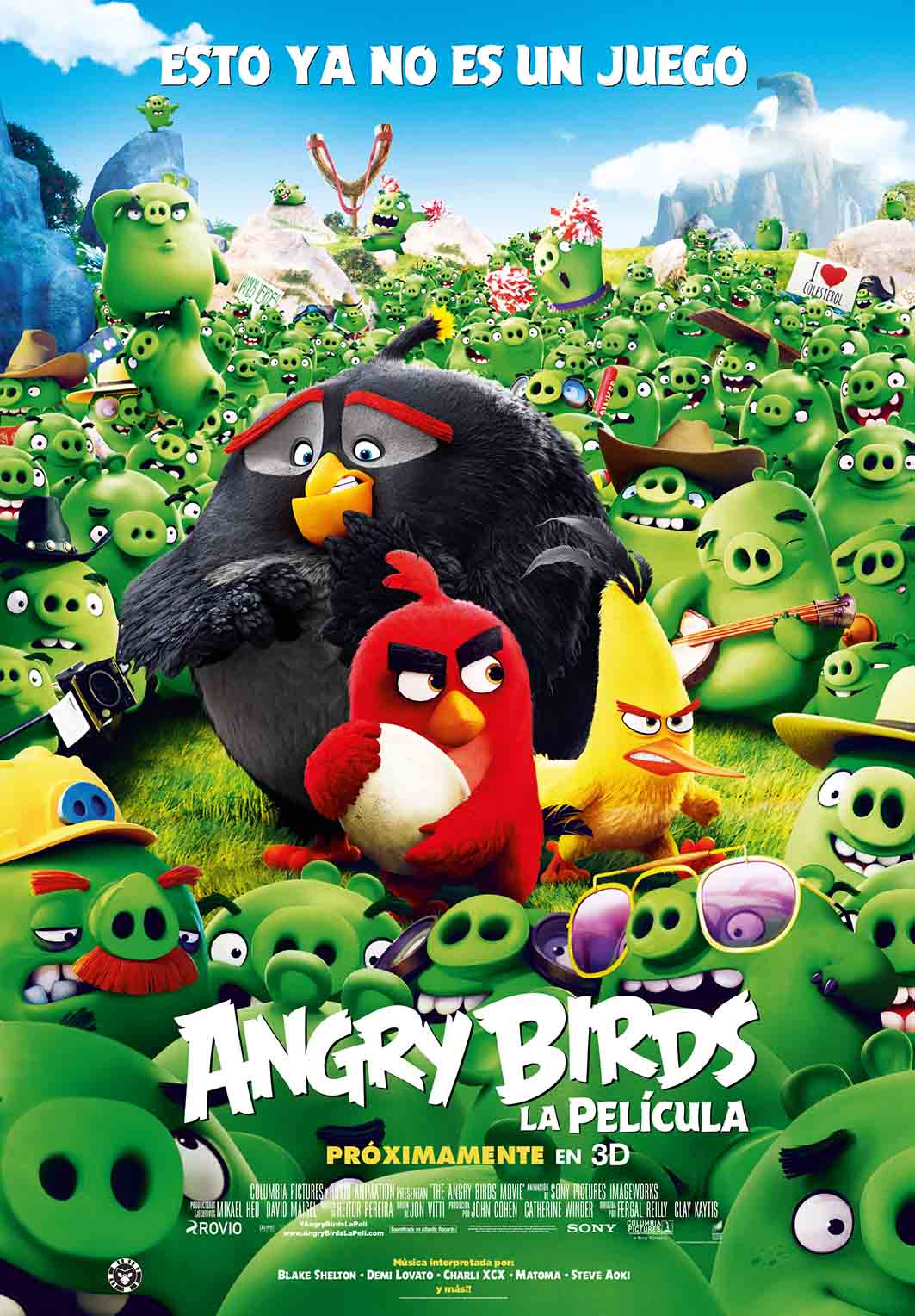 Tráiler y cartel definitivo de Angry Birds, la Película