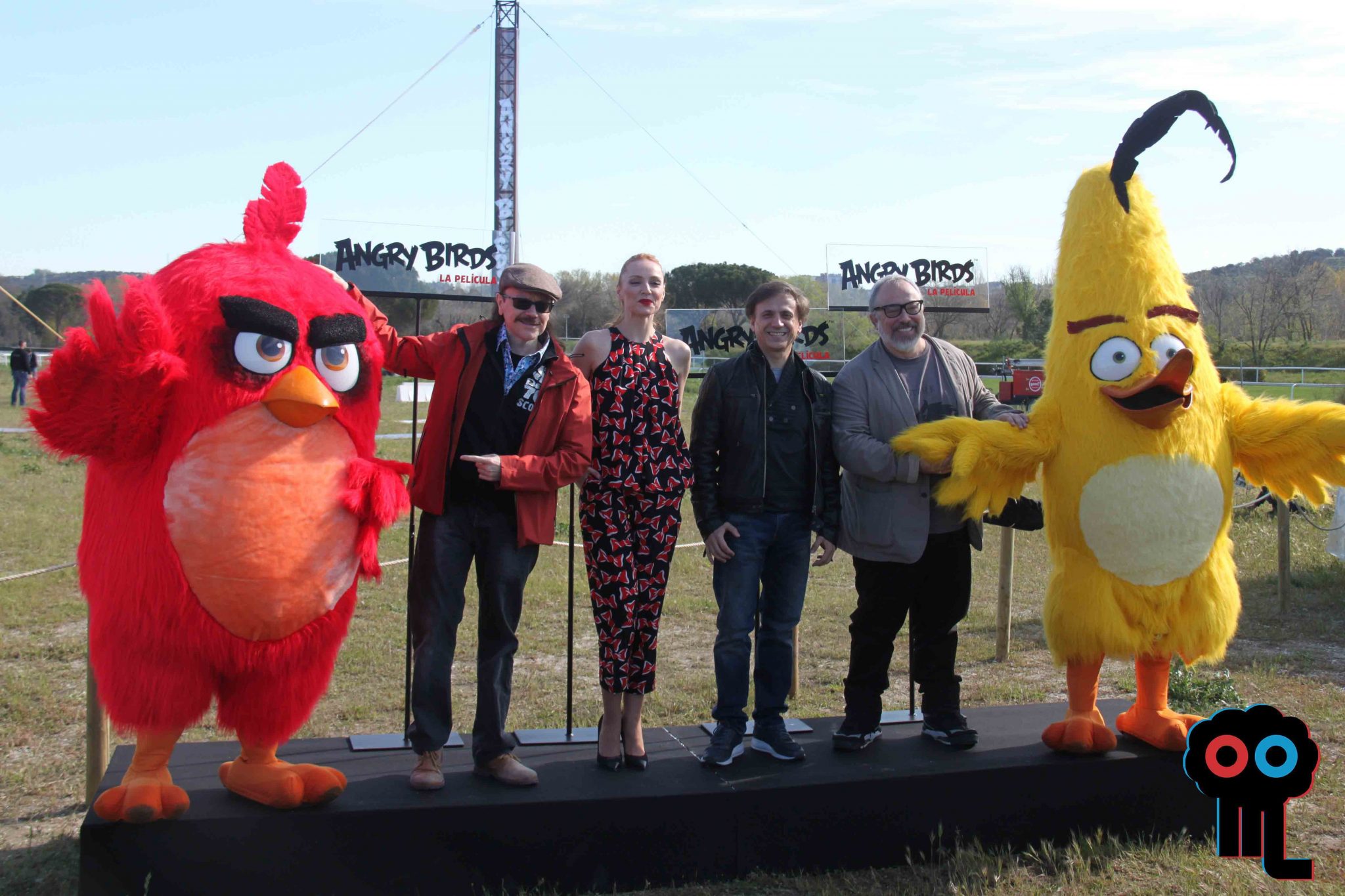 Angry Birds, photocall y tirachinas gitante
