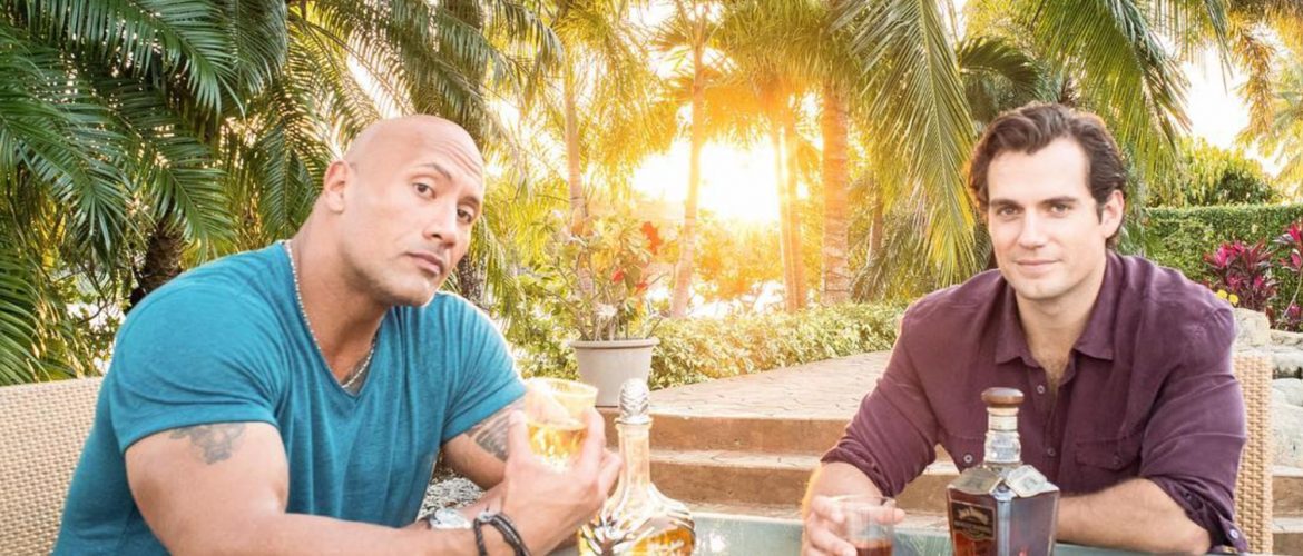 cavill dwayne johnson dc