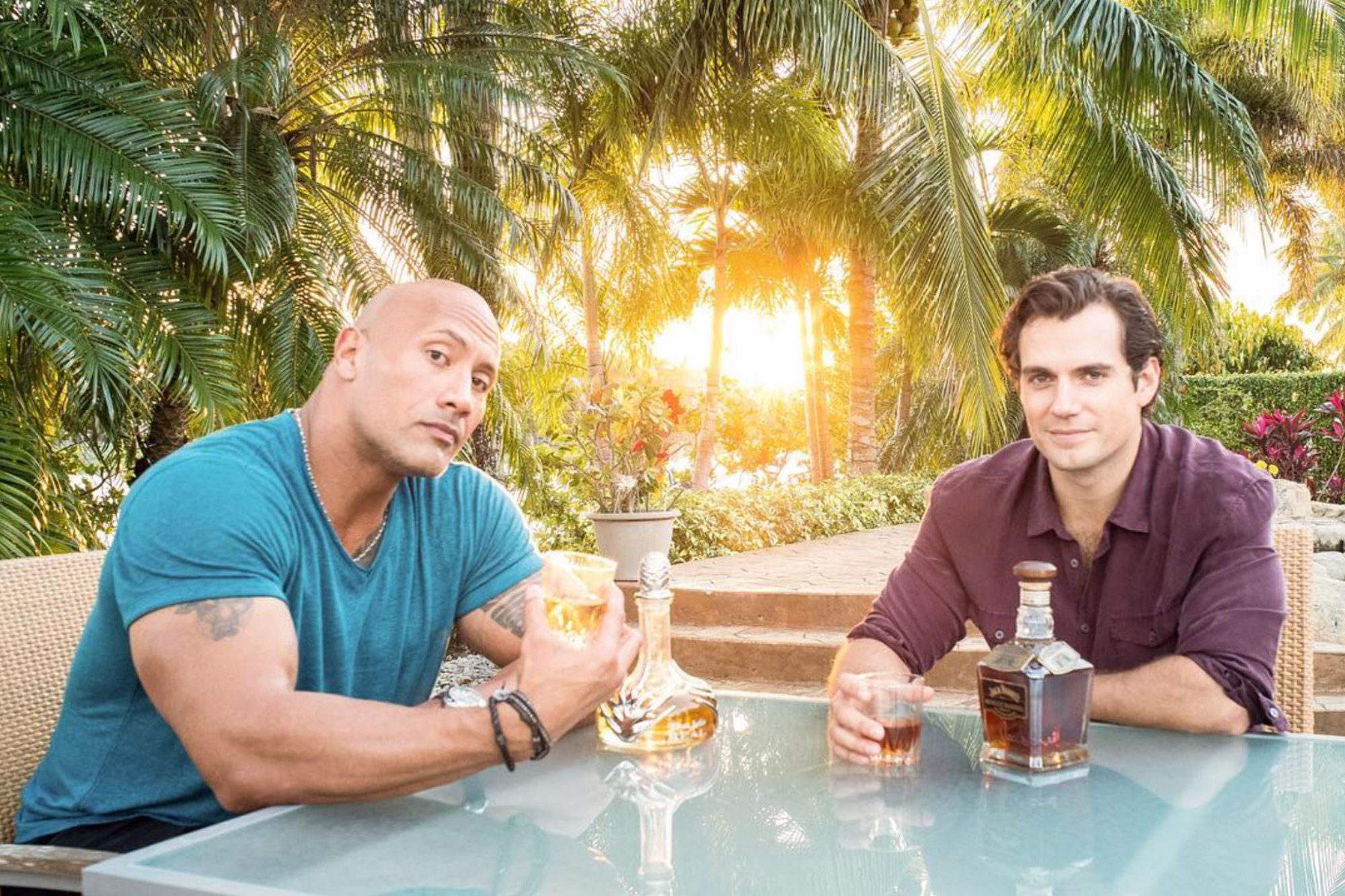 cavill dwayne johnson dc