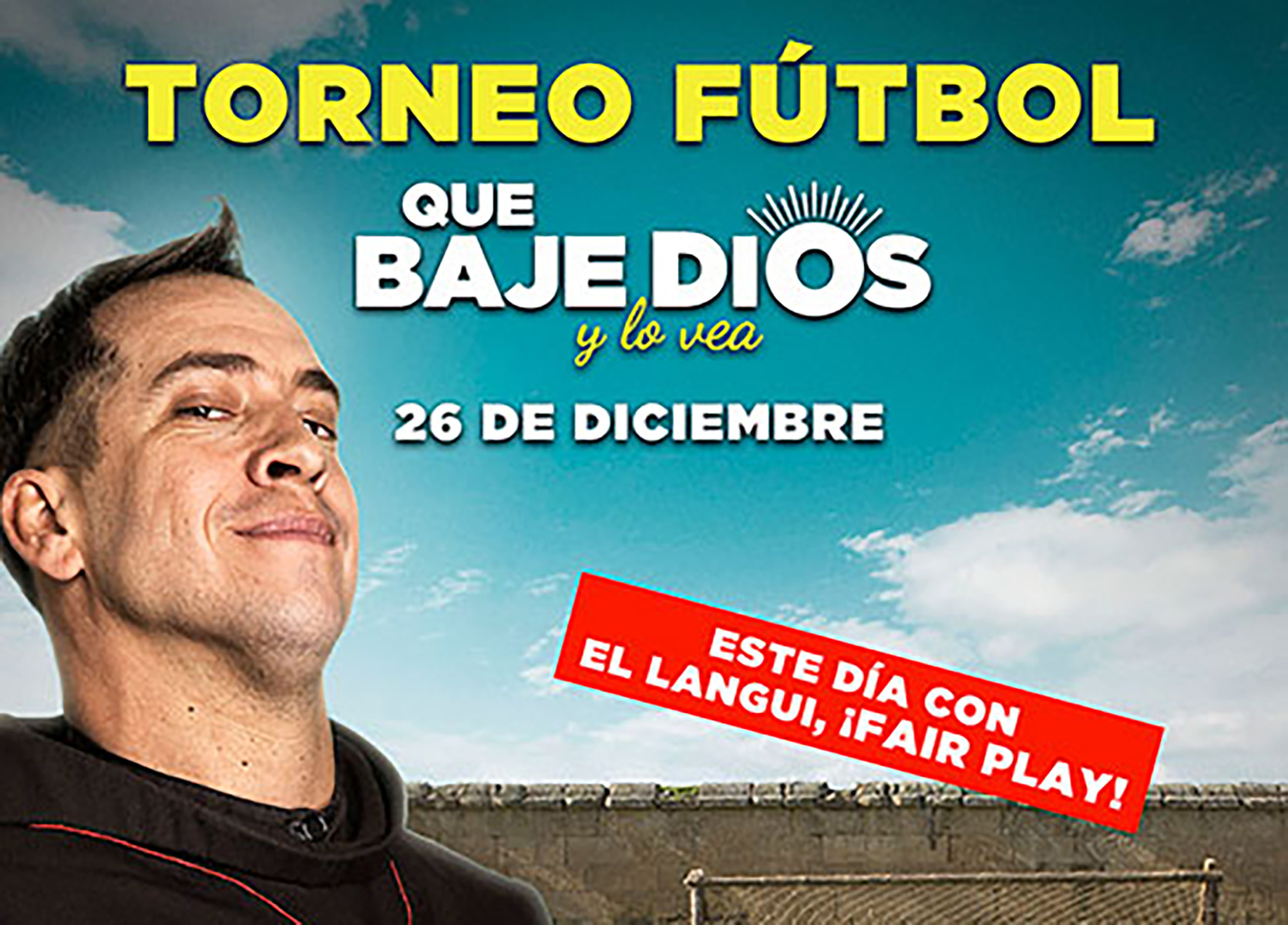Torneo de fútbol para niños organizado por El Langui