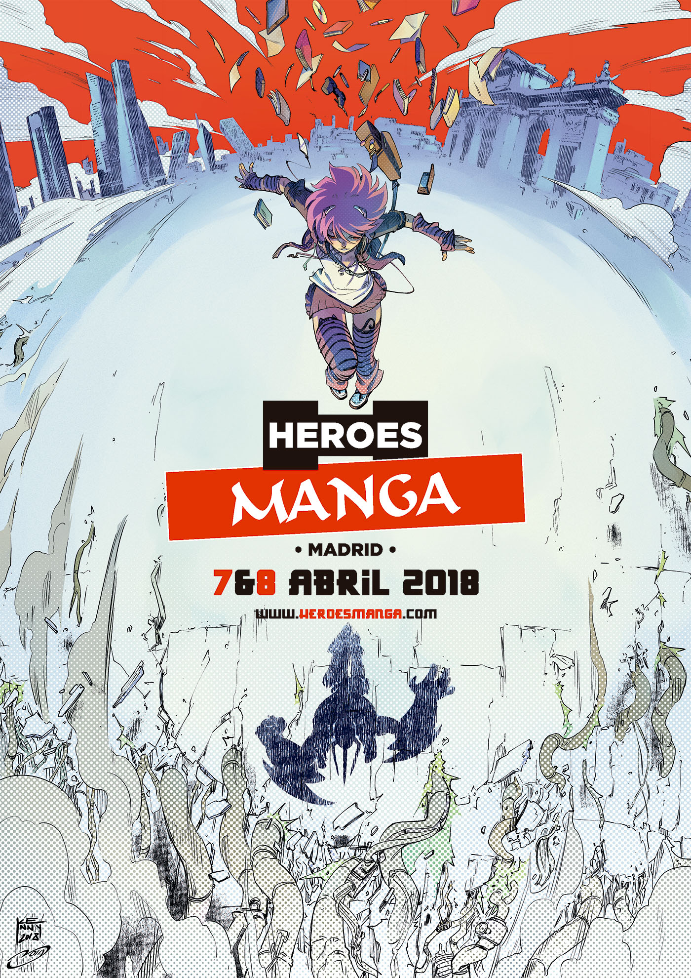 Cartel y nueva información sobre Heroes Manga Madrid 2018