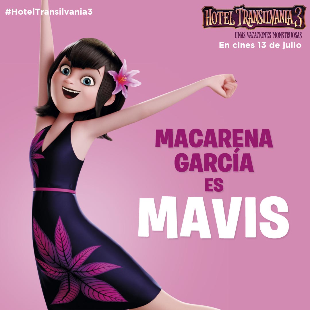 Macarena García doblará a Mavis en ‘Hotel Transilvania 3’