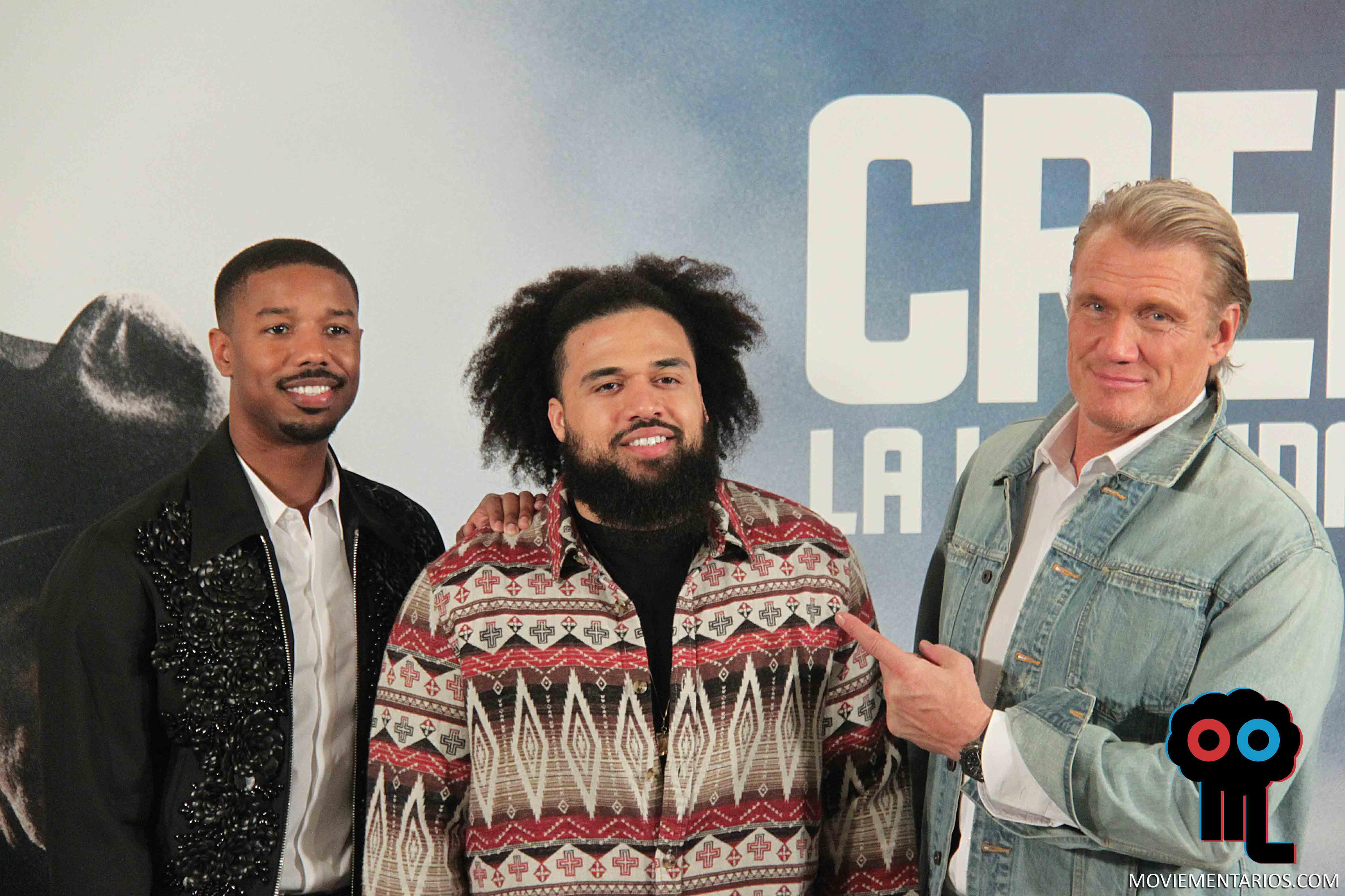 Michael B. Jordan, Dolph Lundgren y Steven Caple Jr. presentan ‘Creed II’ en Madrid