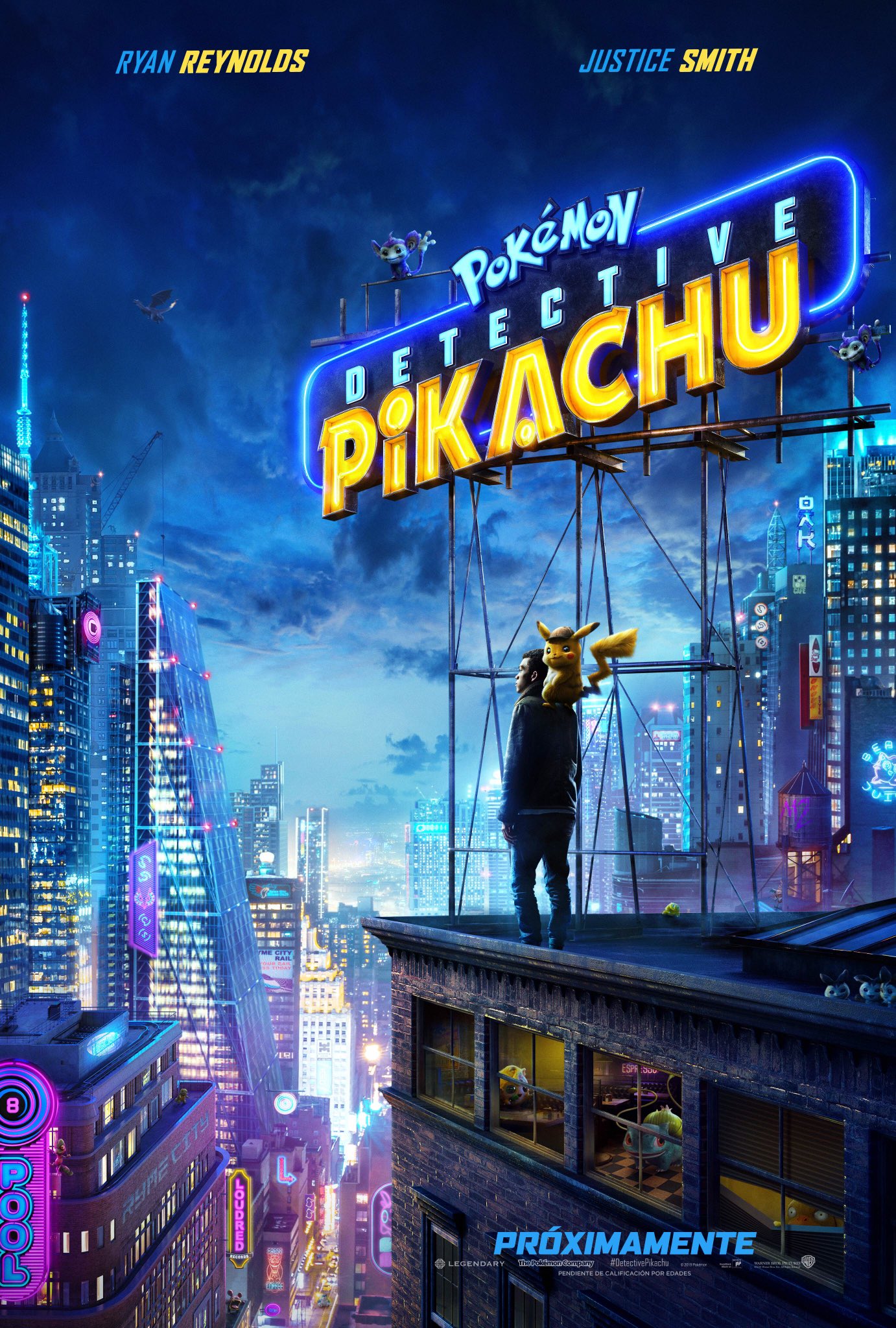 Nuevo tráiler de ‘Detective Pikachu’ con muchos más pokémons