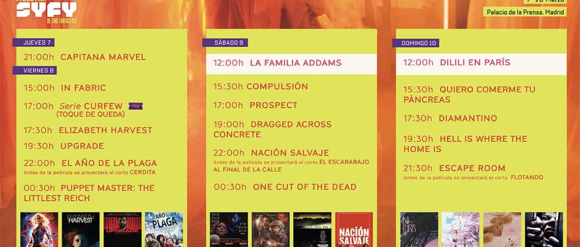 programación SYFY 16