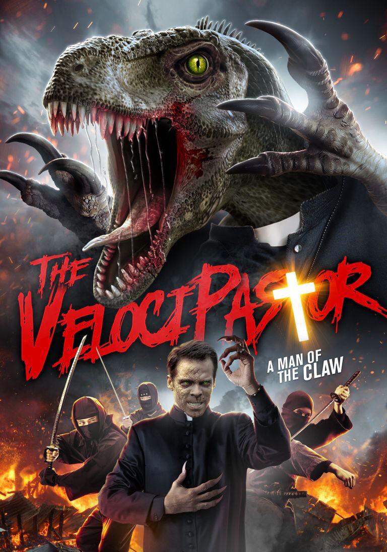 Tráiler de ‘The VelociPastor’ el cura que se convierte en dinosaurio
