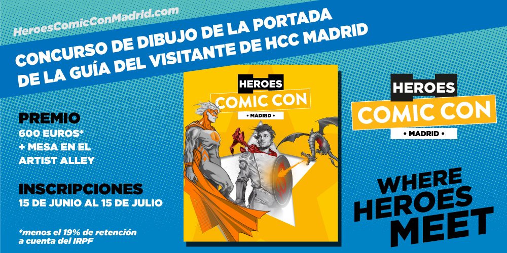 Heroes Comic Con lanza un concurso para ilustrar su Guía del Visitante