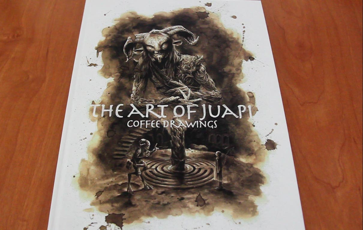 Os enseñamos ‘The art of Juapi – Coffee Drawings’