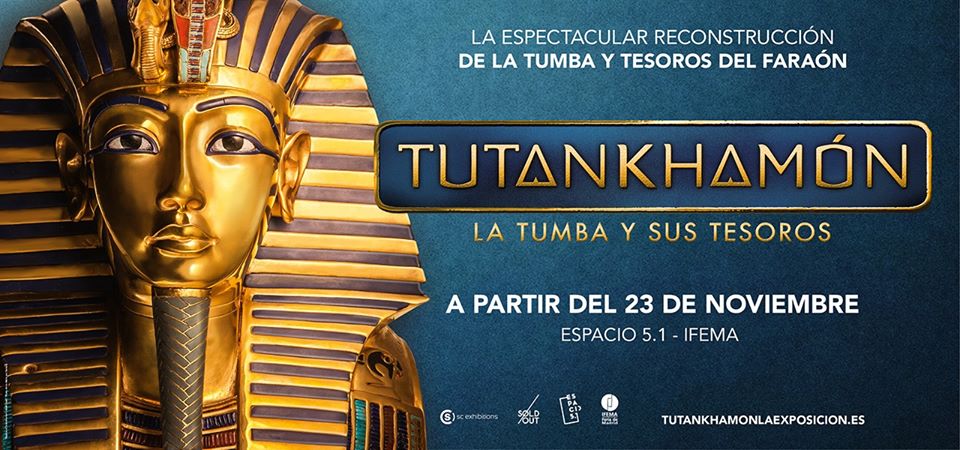 La tumba de Tutankhamón recreada en la exposición que aterriza en Madrid