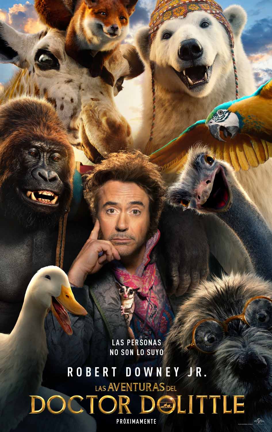 Robert Downey Jr. hace un casting muy animal para ‘Las aventuras del Dr. Dolittle’