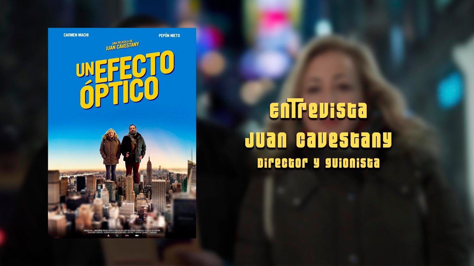 Cartel Juan Cavestany Un efecto óptico