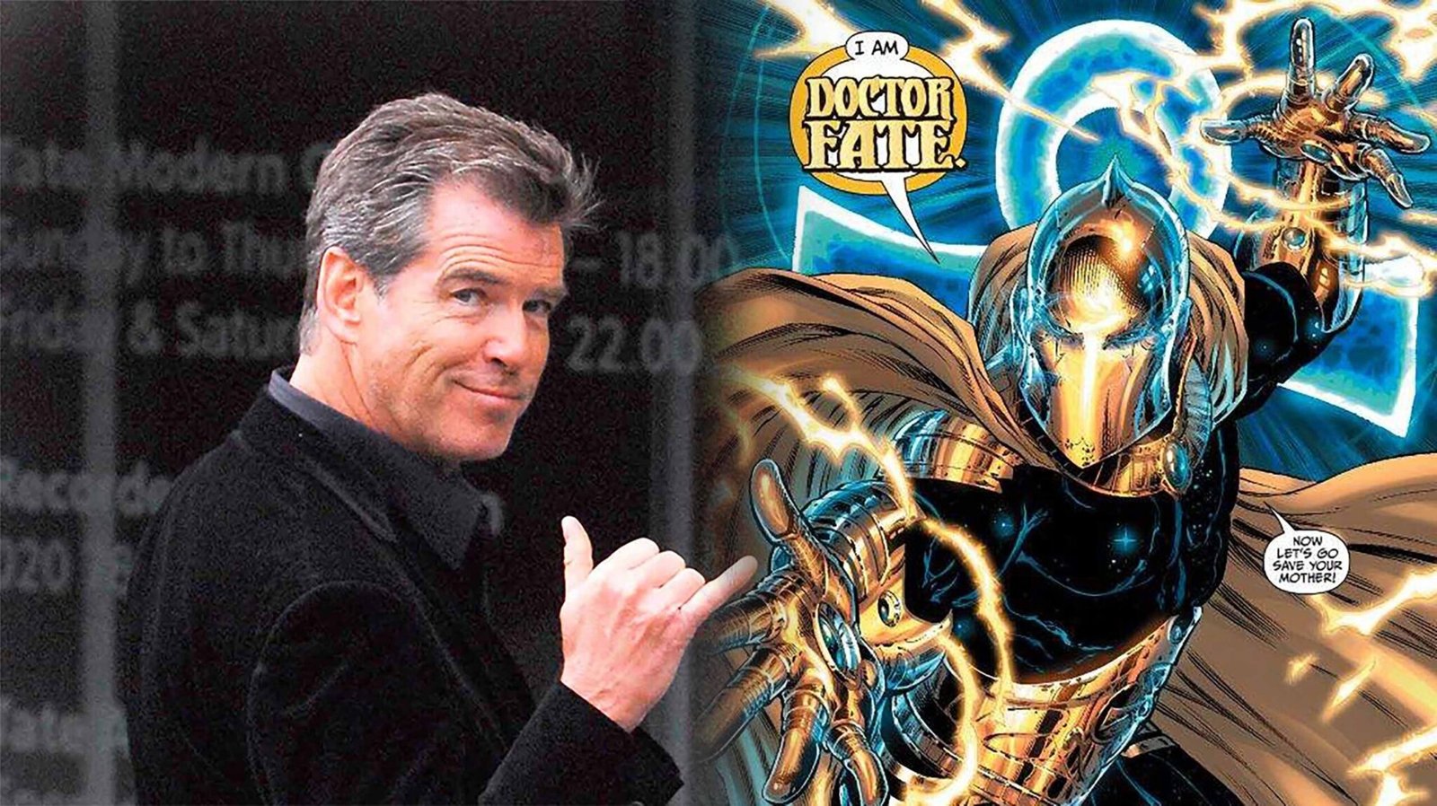 Pierce Brosnan Dr. Fate