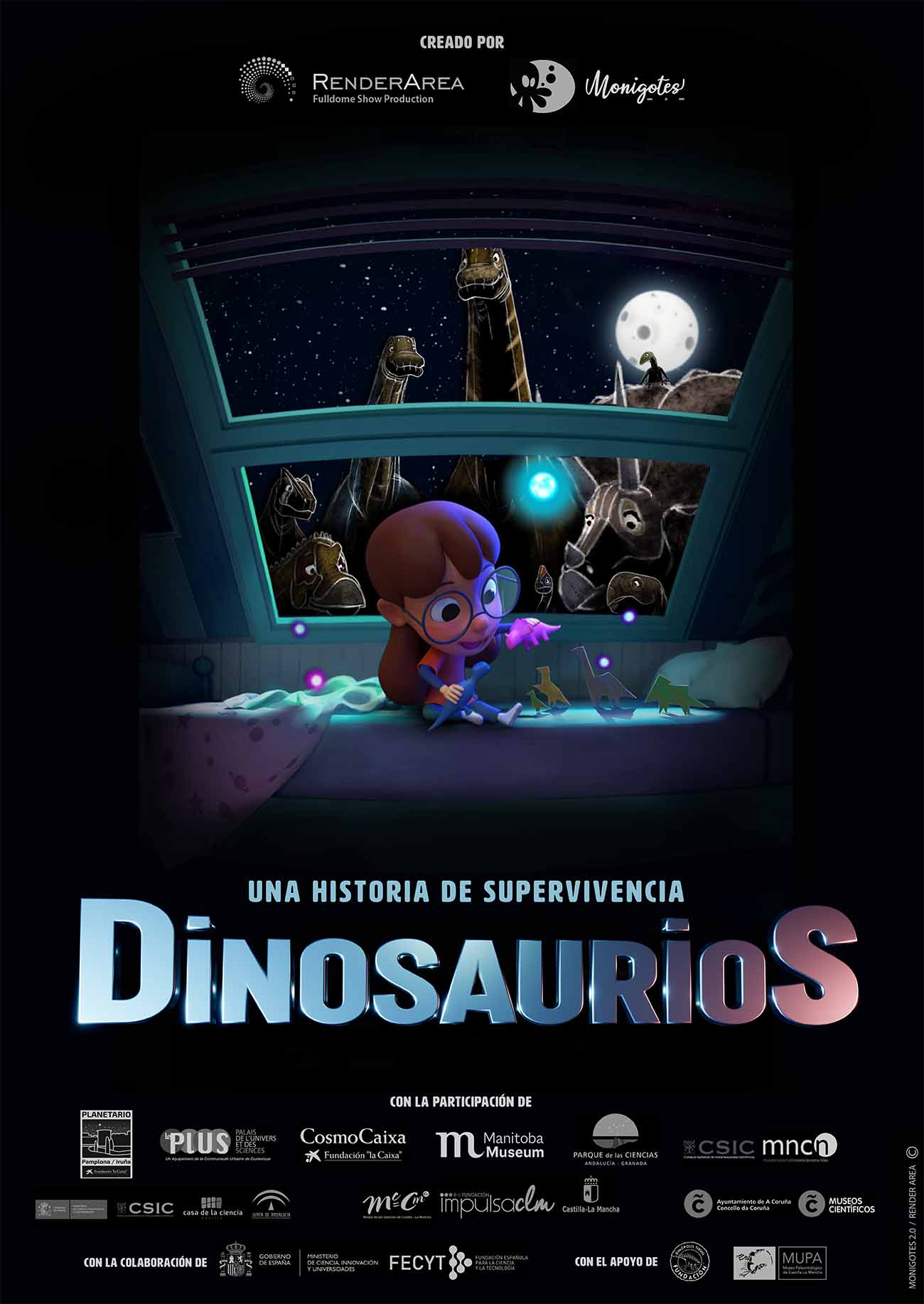‘Dinosaurios, una historia de supervivencia’, una película animada para planetarios