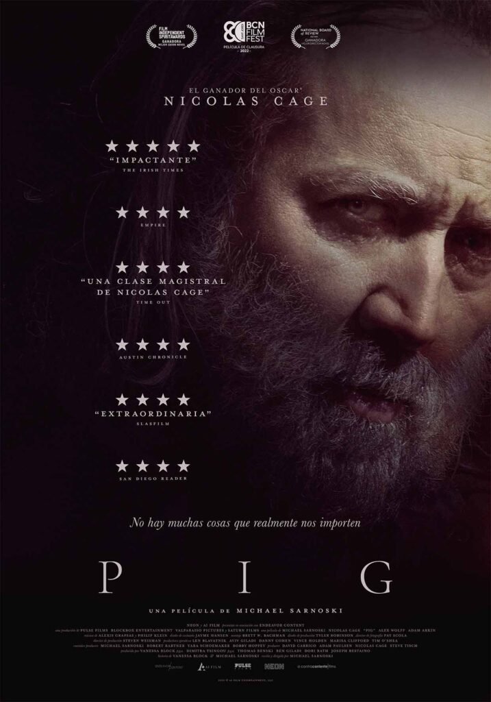 George Pig Raro Pig. Un Nicolas Cage tan raro como encontrarse una trufa en un paseo