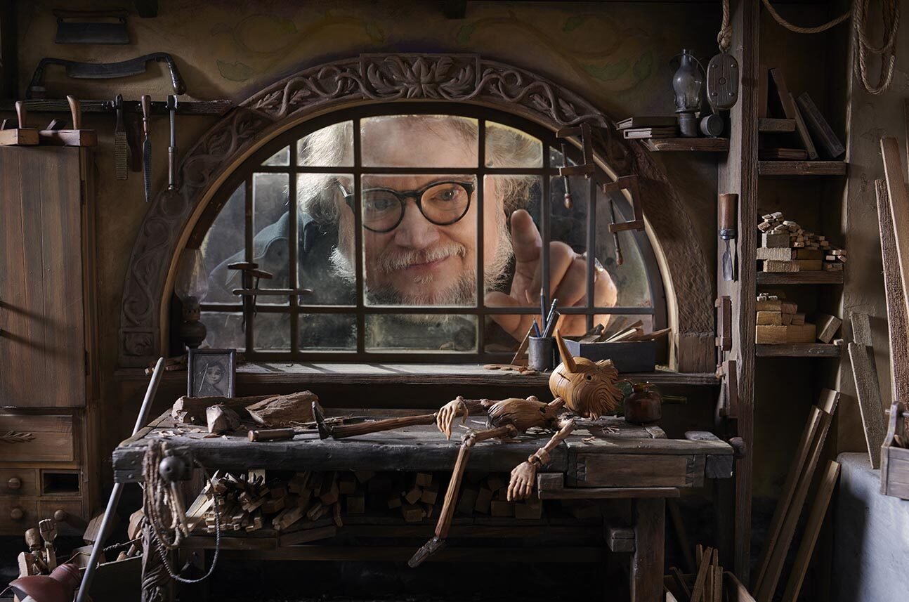Pinocho de guillermo del toro