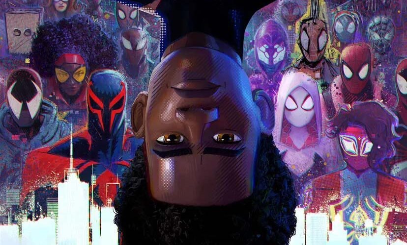 spider-man cruzando el multiverso across the spider-verse poster