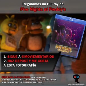 Sorteo 8 aniversario Five Nights at Freddy's