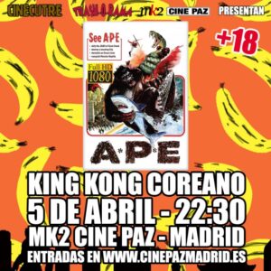 ape a.p.e. plagio king kong