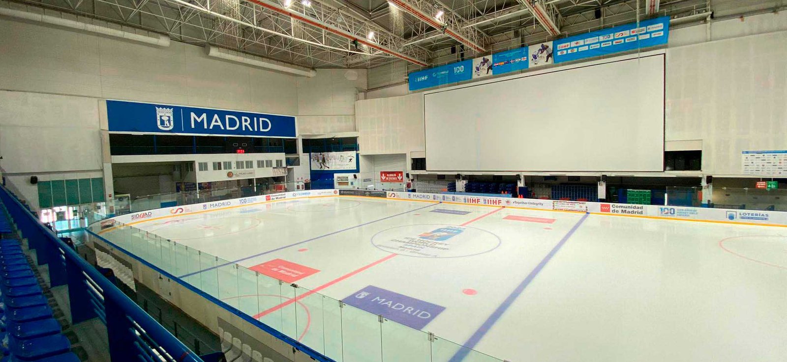 palacio de hielo pista de hielo