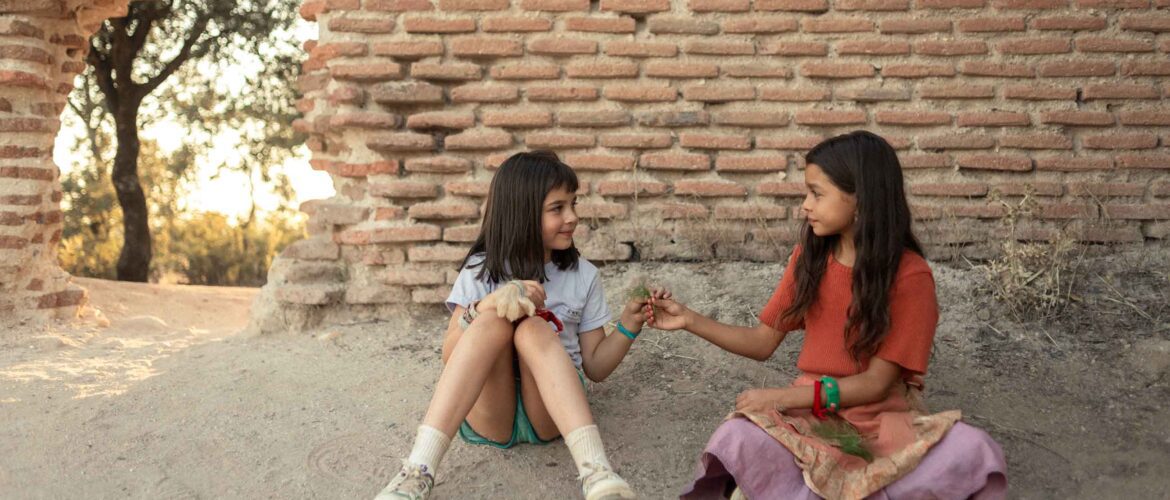 la niña de la cabra