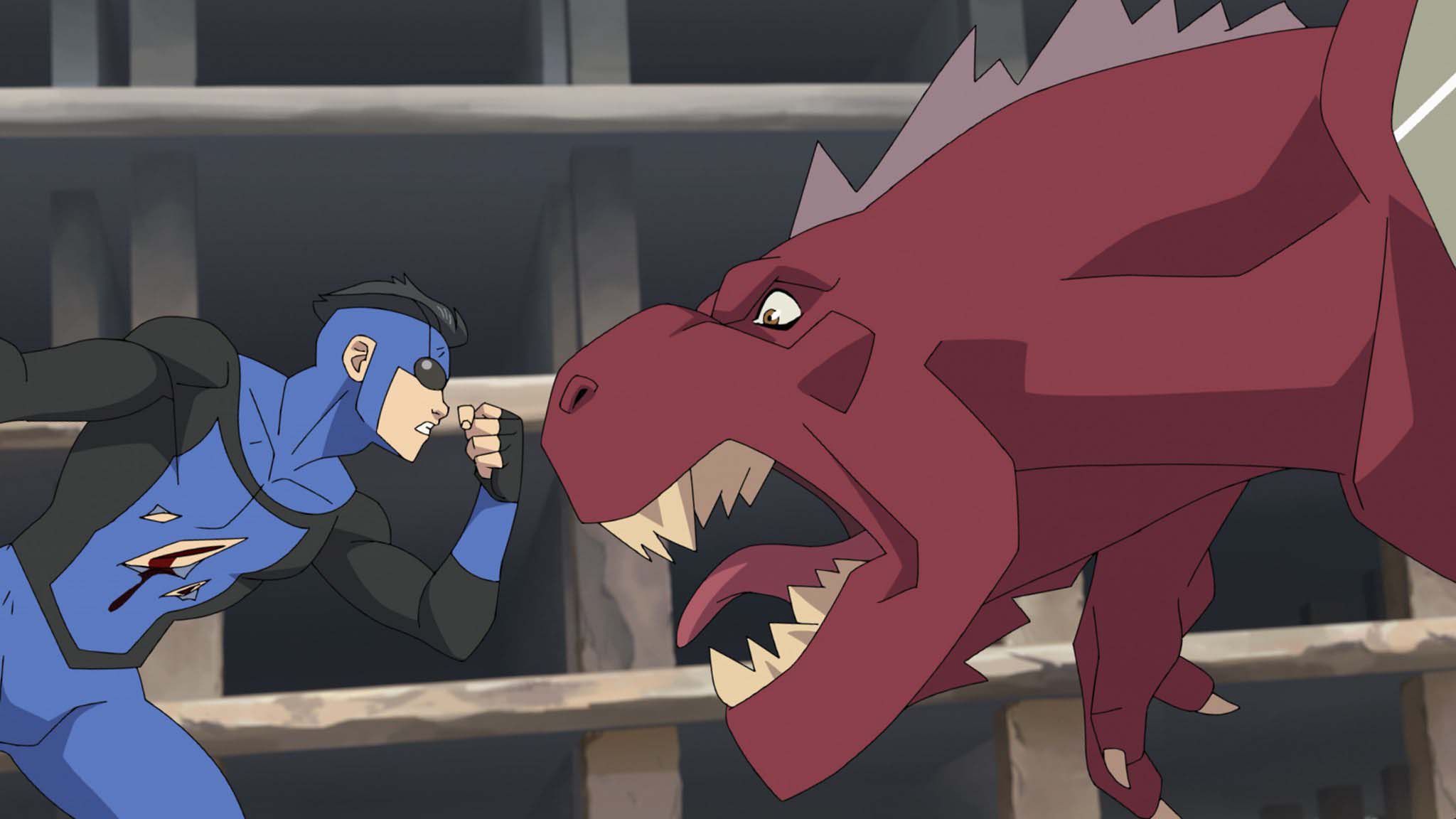 invencible invincible temporada 4 dinosaurio