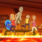Rick y Morty 9 temporada fotograma con lava