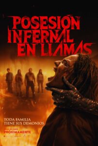 Posesión infernal en llamas poster