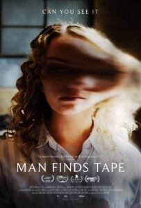 Man finds tape poster