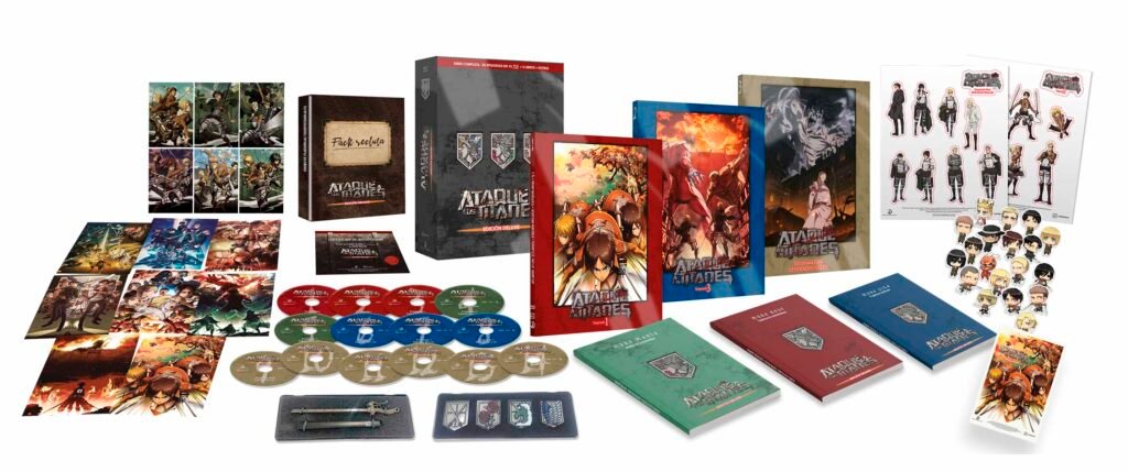 ataque a los titanes completa pack