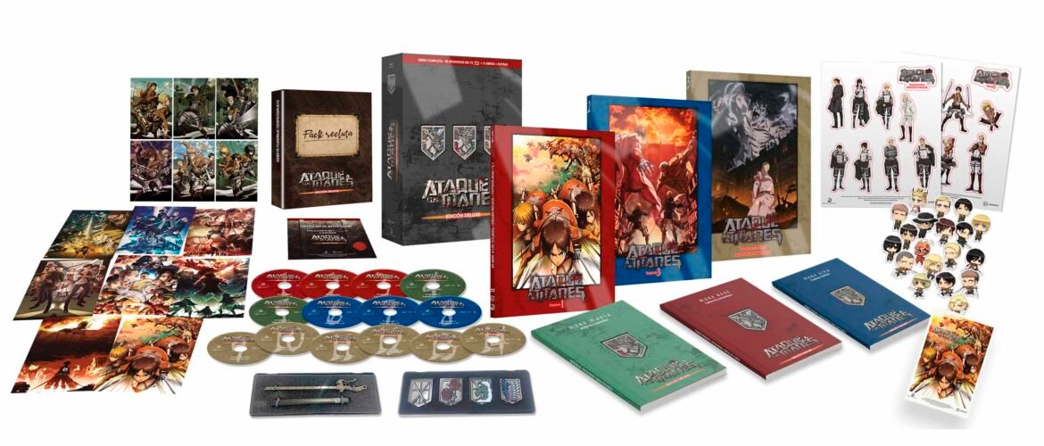 ataque a los titanes completa pack